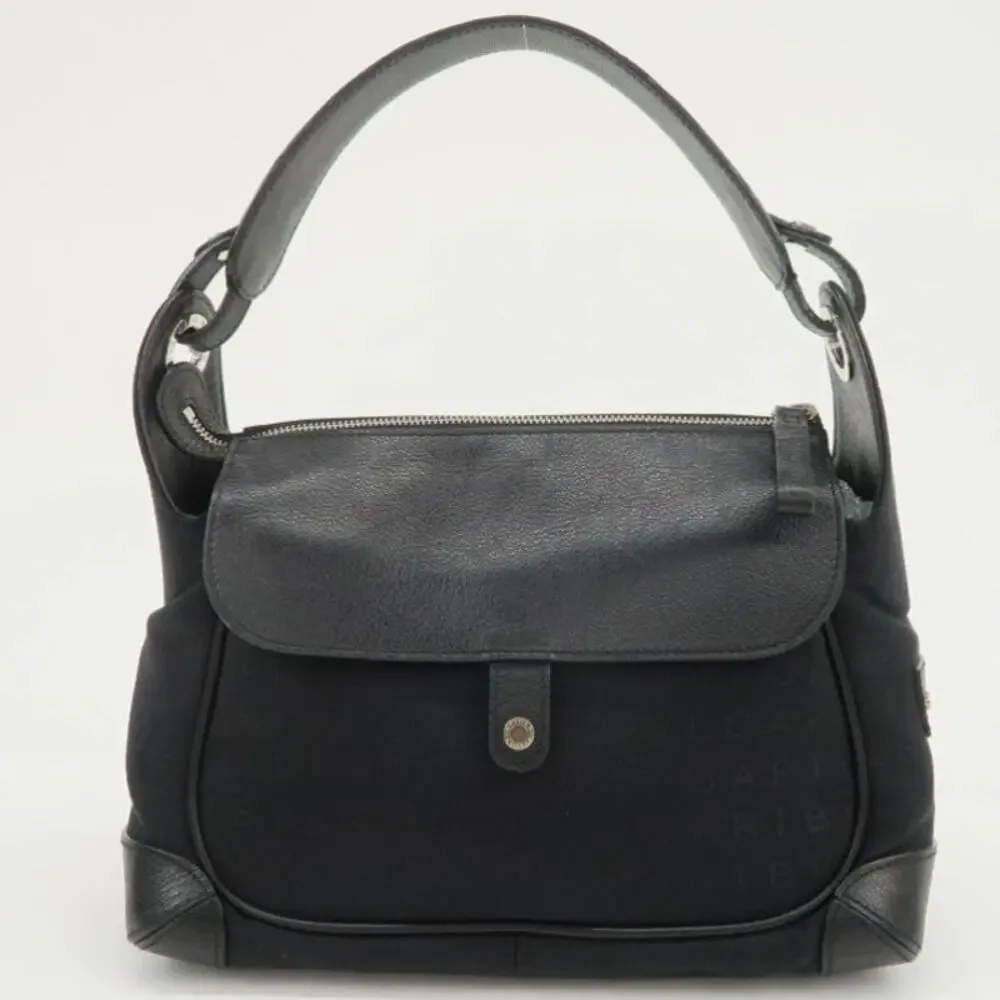💎✨AUTHENTIC✨💎BVLGARI Logo Mani Black Handbag - Picture 4 of 15